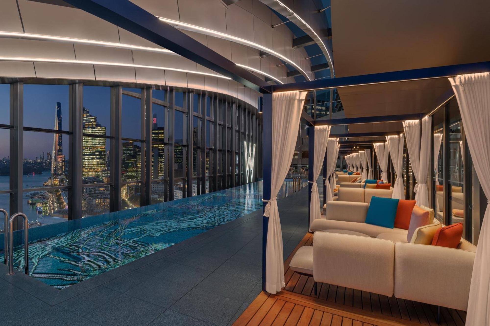 Готель W Сідней Екстер'єр фото Skyline pool